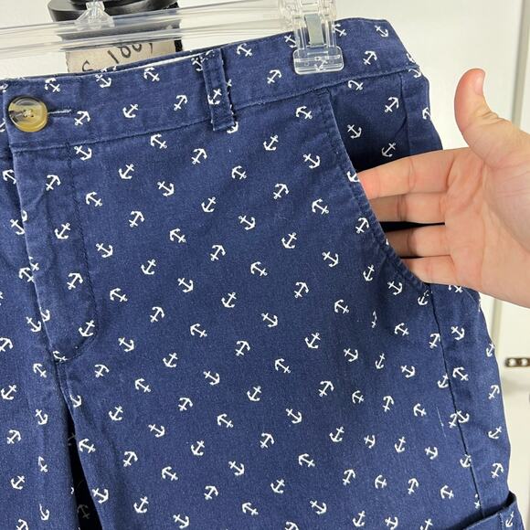 Dockers Blue and white anchor patterned shorts with pockets - Picture 10 of 10